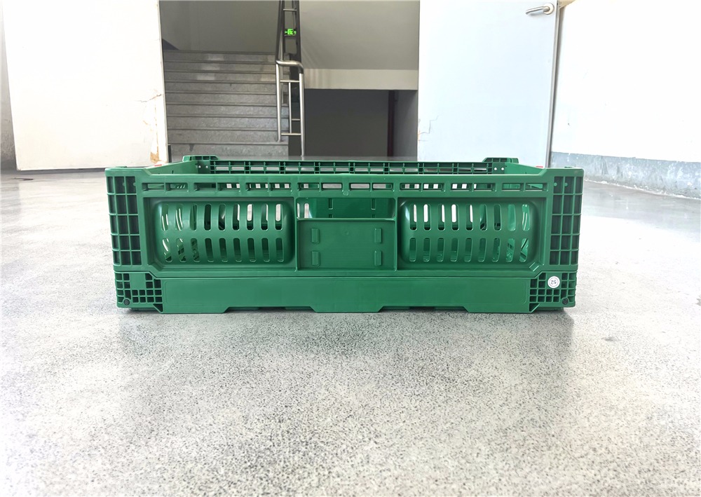 QUANYUN Large Capacity Folding Storage Basket Plastic Fruit and Vegetables Crate KN604018W-HS