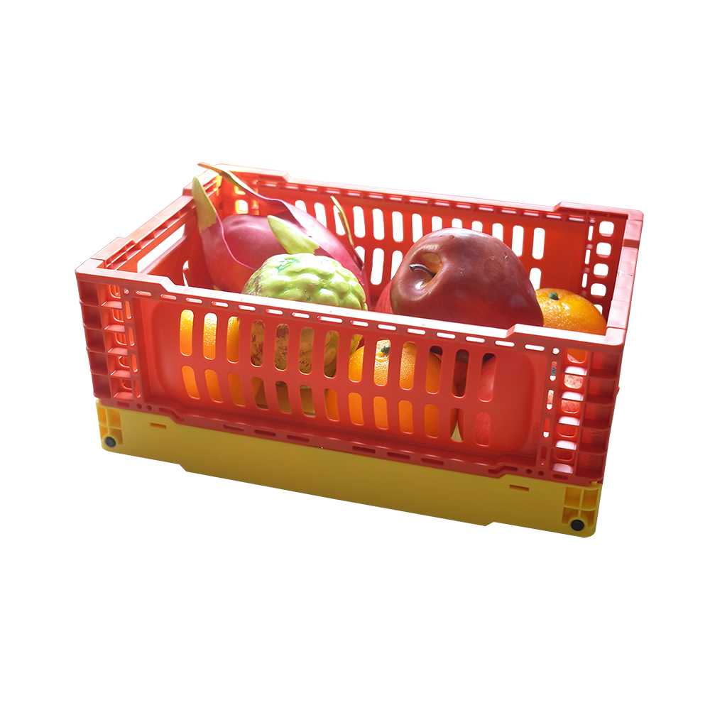 QUANYUN Foldable PP Mesh Storage Crate Logistics Storage Container KN302012W