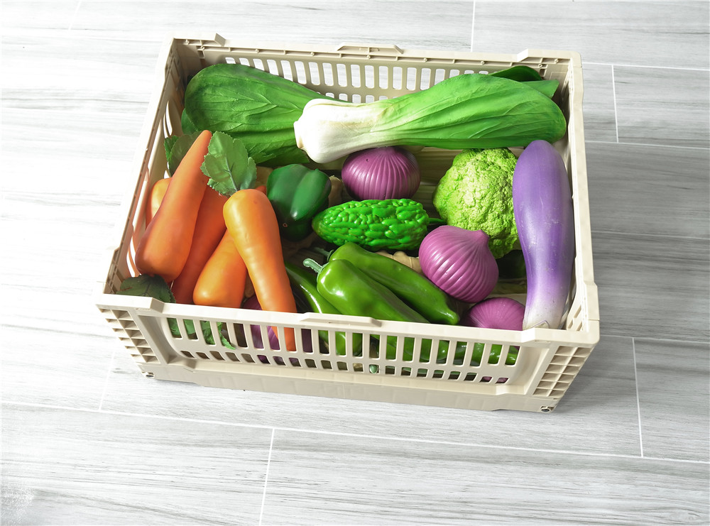 QYANYUN Nestable Stackable Vegetable Storage Crate KN403018W