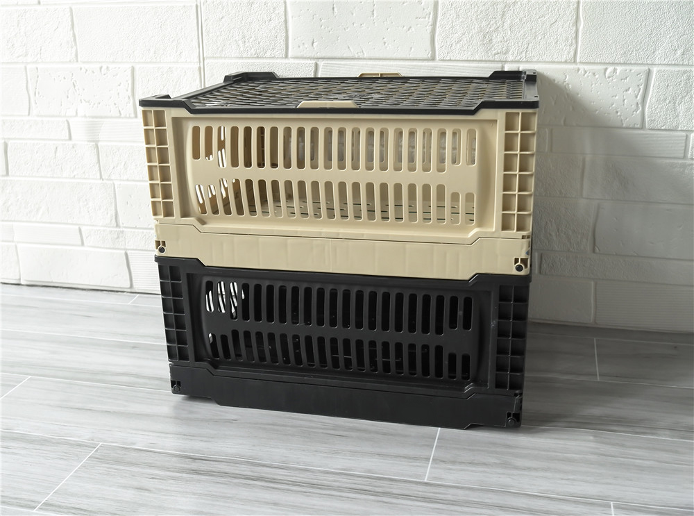 QYANYUN Recyclable Heavy-Duty Nestable Fruit Vegetable Storage Crate KN403018C