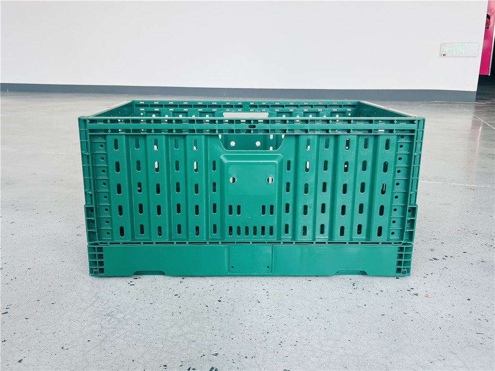 QUANYUN Collapsible Stackable Fruit Vegetable Storage Crate TY604030W-S