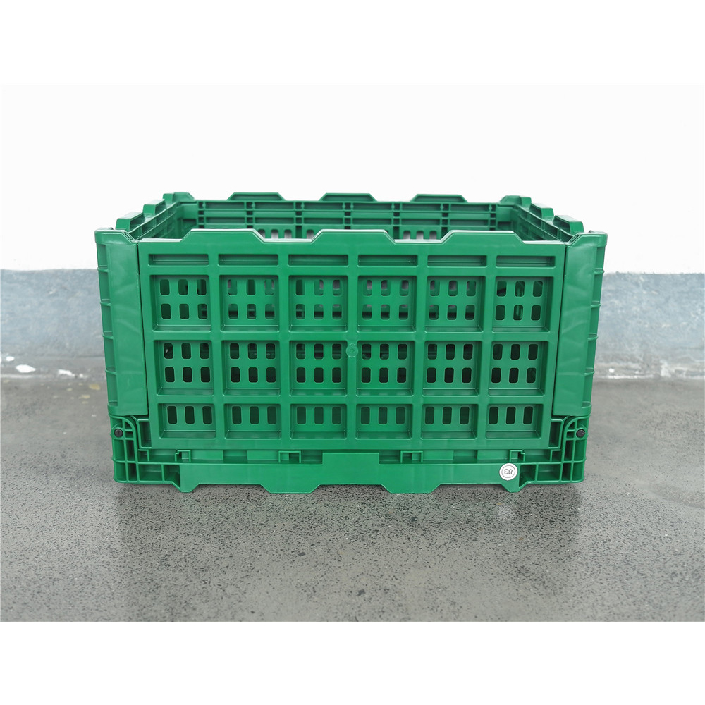 QUANYUN PP Turnover Basket Plastic Vegetable Crate KB403022W
