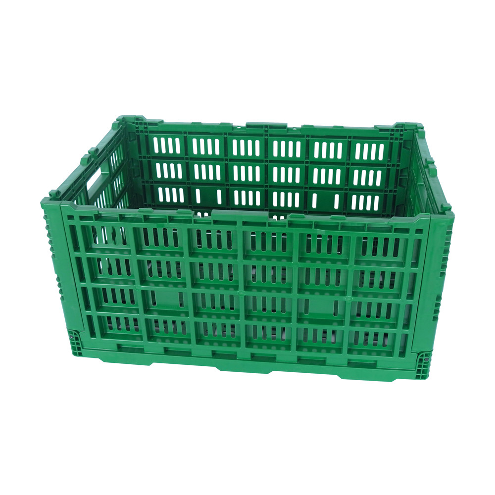 QUANYUN Stackable Recyclable PP Mesh Perforated Plastic crate KB604030W