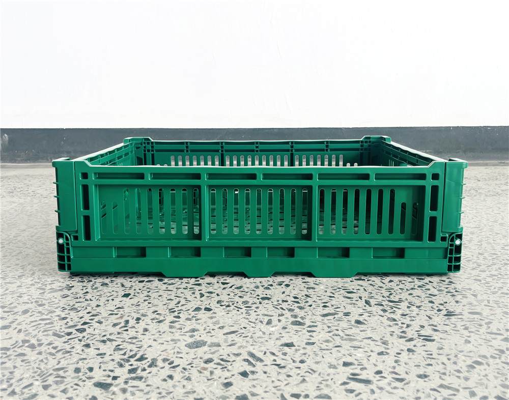 QUANYUN Nestable Food-Grade PP Folding Container Stackable Crates KB605017W