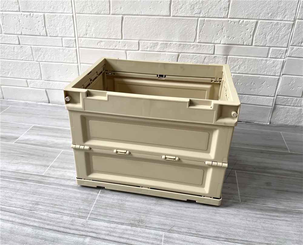 QUANYUN Organizer Dustproof Folding Desk Crate for Household Logistics Nestable Crates XS3626269W