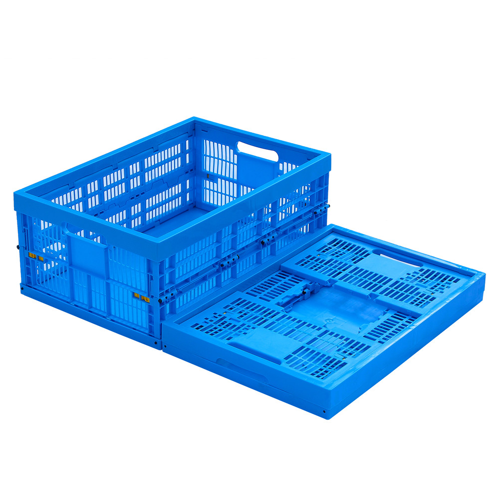 QUANYUN Recyclable PP Mesh Plastic Folding Crate KS604024W-3