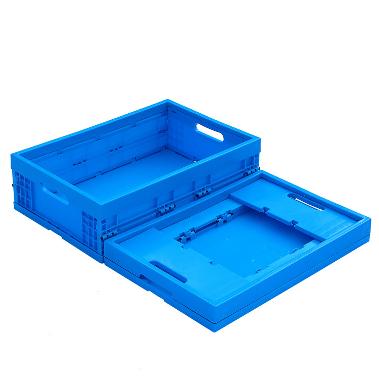 QUANYUN Collapsible Square Bins Solid PP Plastic Crate XS6040175W-3
