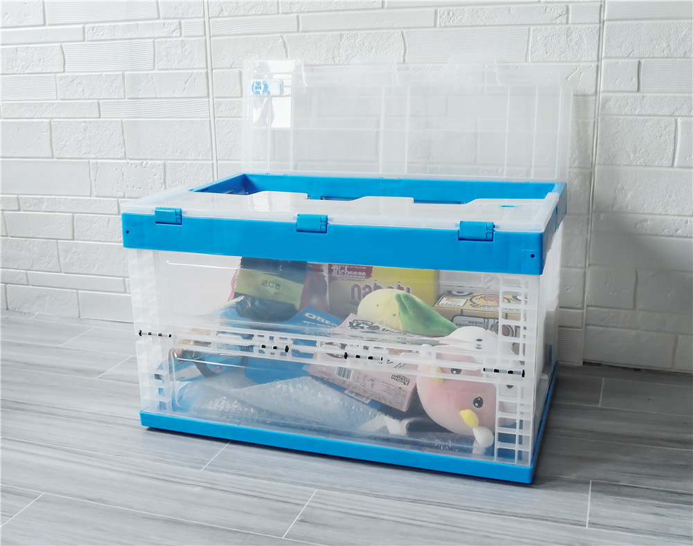 QUANYUN Modern Design Recyclable Solid Rectangle Plastic Storage Crates XS604036C