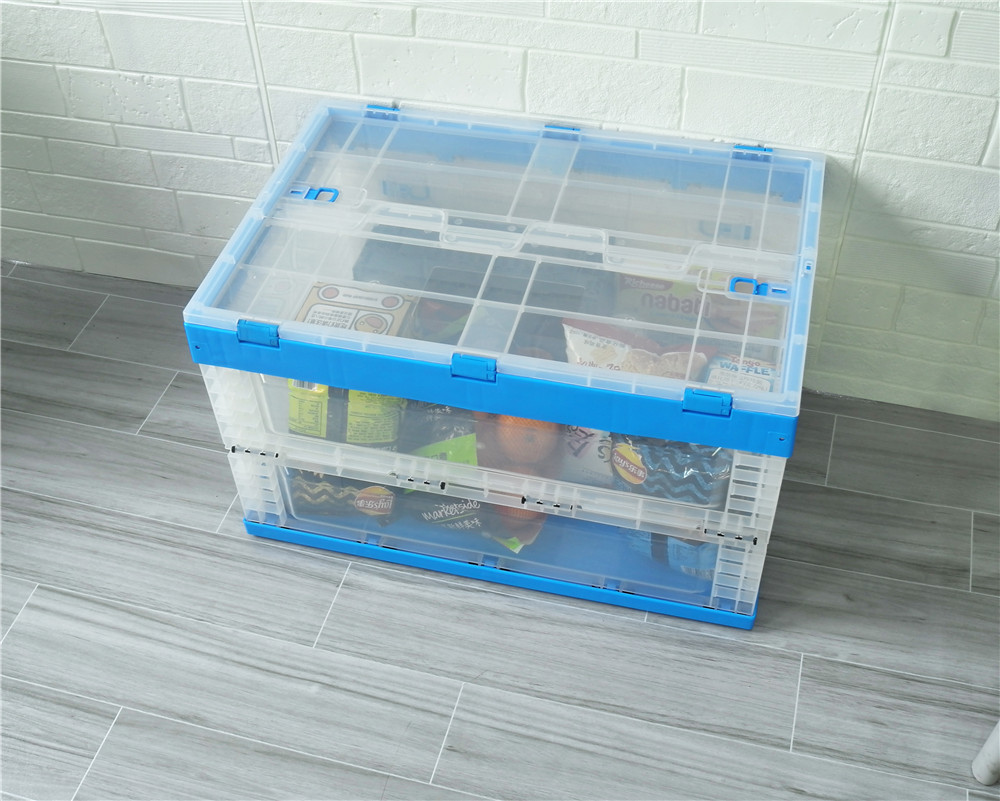 QUANYUN Modern Design Recyclable Solid Rectangle Plastic Storage Crates XS604036C