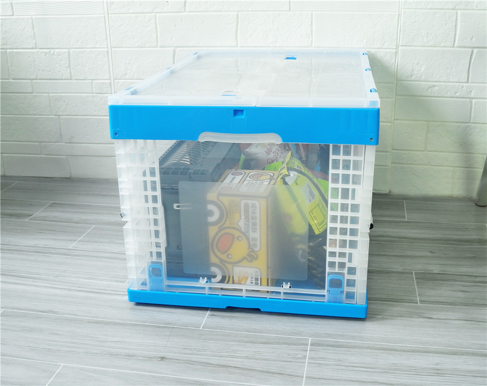 QUANYUN Modern Design Recyclable Solid Rectangle Plastic Storage Crates XS604036C