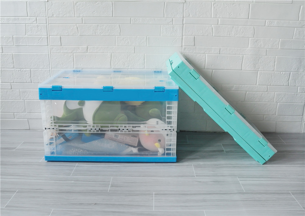 QUANYUN Modern Design Recyclable Solid Rectangle Plastic Storage Crates XS604036C