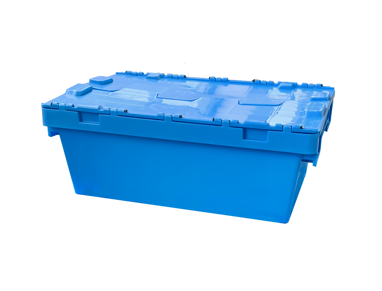 QUANYUN Large Plastic Storage Crate CX6040225C