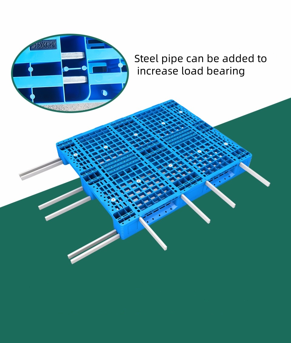 QUANYUN  4-Way Heavy Duty 1200*1000 Plastic Euro Pallet TP1210