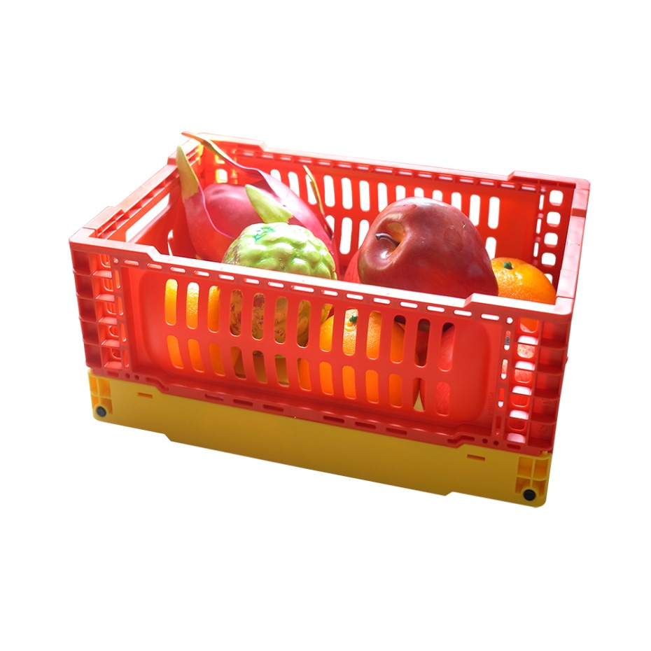 QUANYUN Foldable PP Mesh Storage Crate Logistics Storage Container KN302012W