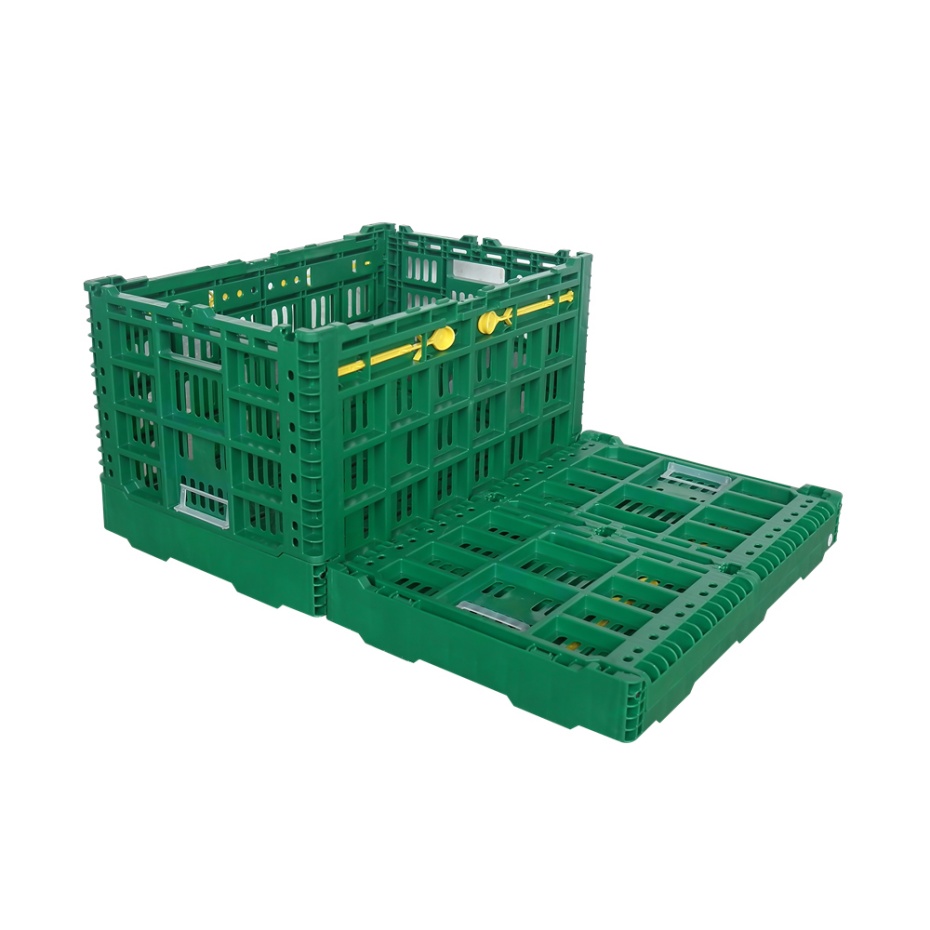 QUANYUN Efficient Recycled Plastic Containers PP Mesh Design for Crate KB533631W