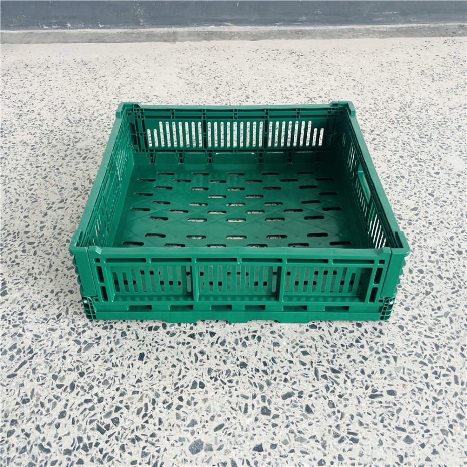 QUANYUN Nestable Food-Grade PP Folding Container Stackable Crates KB605017W