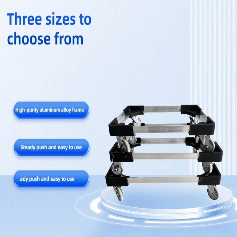 QUANYUN  Plastic Aluminum Alloy Hollow Flatbed Turtle Car Silent Rolling Wheel Dolly WWGC6848