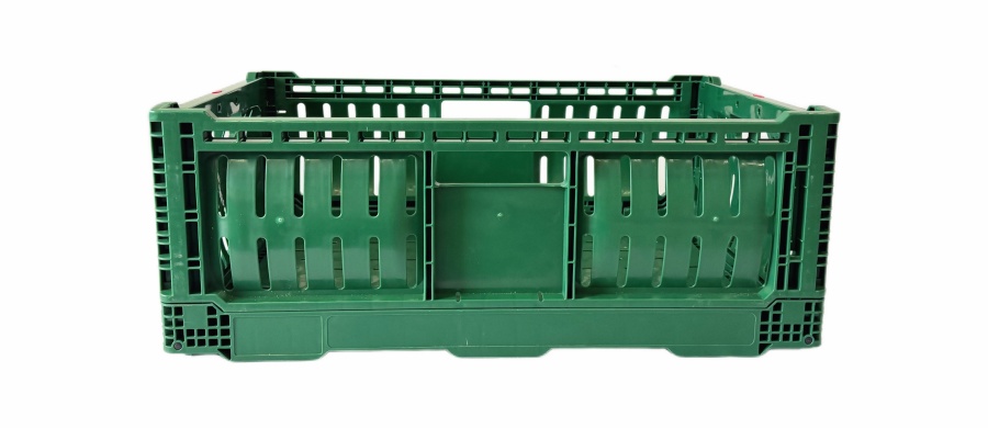 QUANYUN  Reusable Stacking PP Folding Basket KN604022W-HS