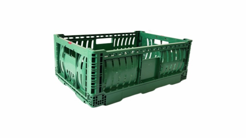 QUANYUN  Reusable Stacking PP Folding Basket KN604022W-HS